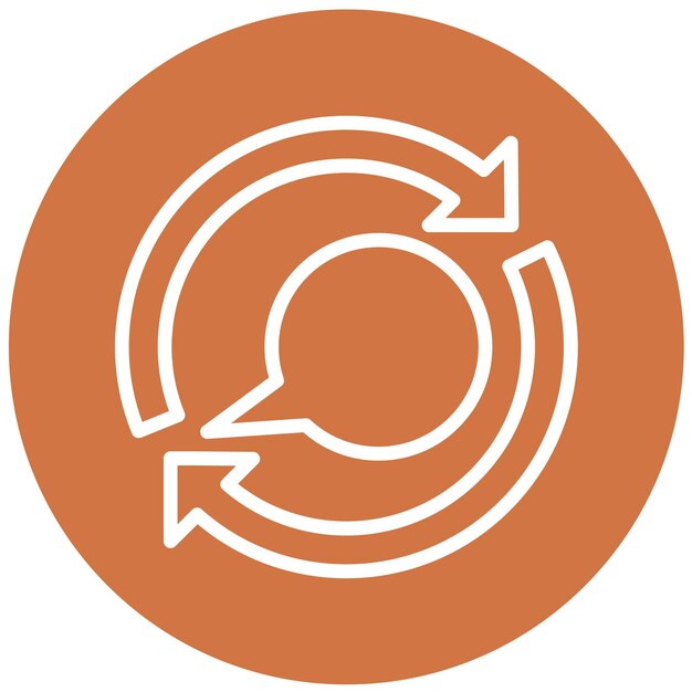 Vector Design TrashTalk Icon Style
