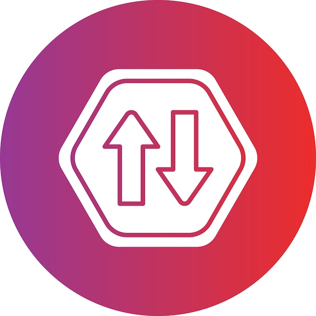 Vector Design Two Way Icon Style