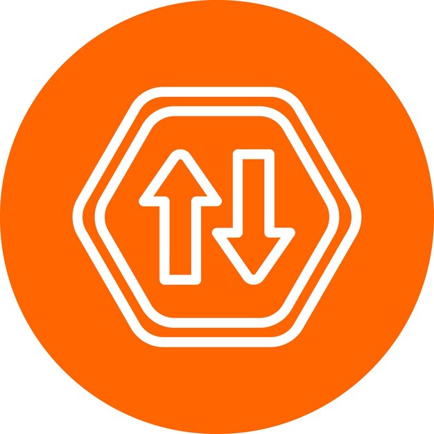 Vector Design Two Way Icon Style