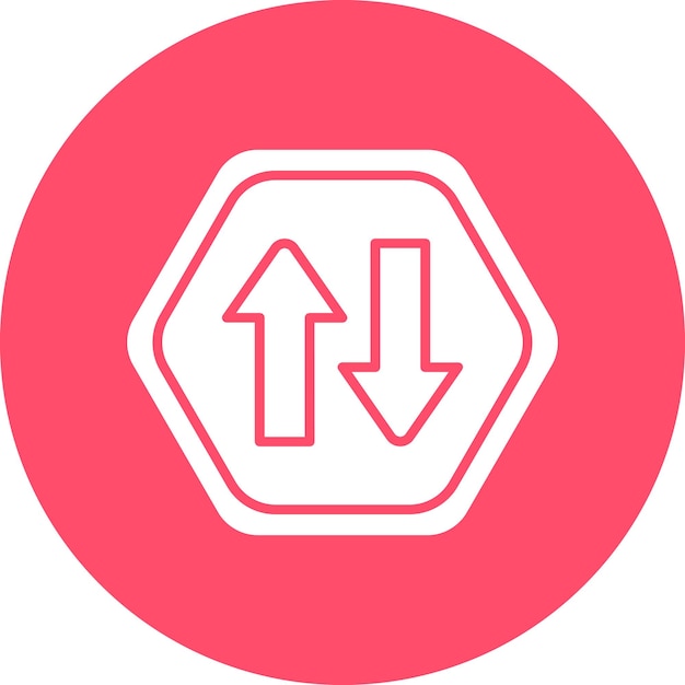 Vector Design Two Way Icon Style