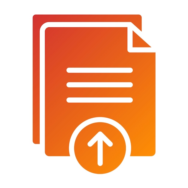 Vector Design Upload File Icon Style