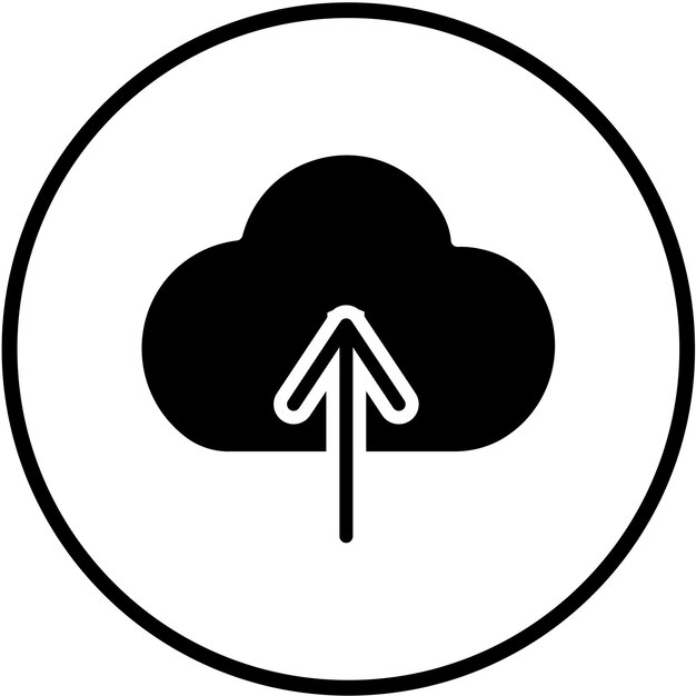 vector design upload icon style