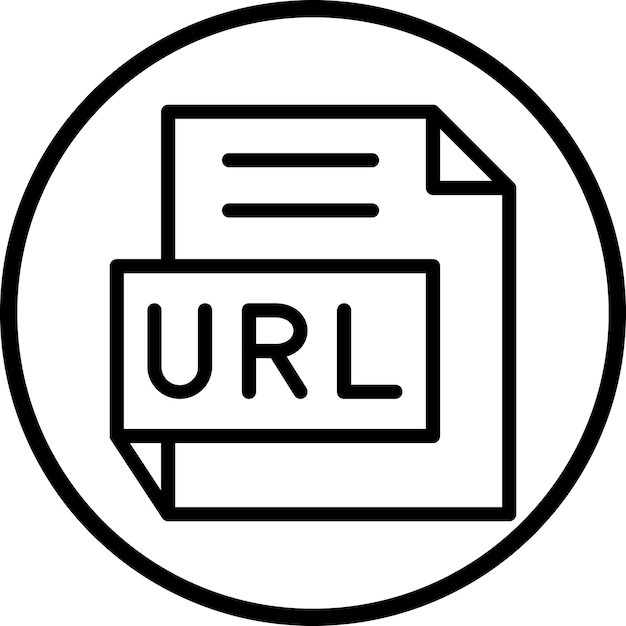 vector design url icon style