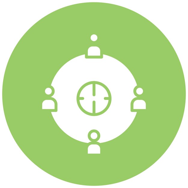 Vector Design User Connection Icon Style
