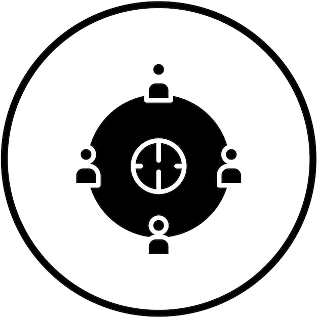 Vector Design User Connection Icon Style