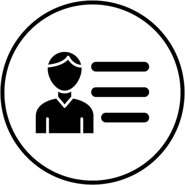 Vector Design User Profile Icon Style