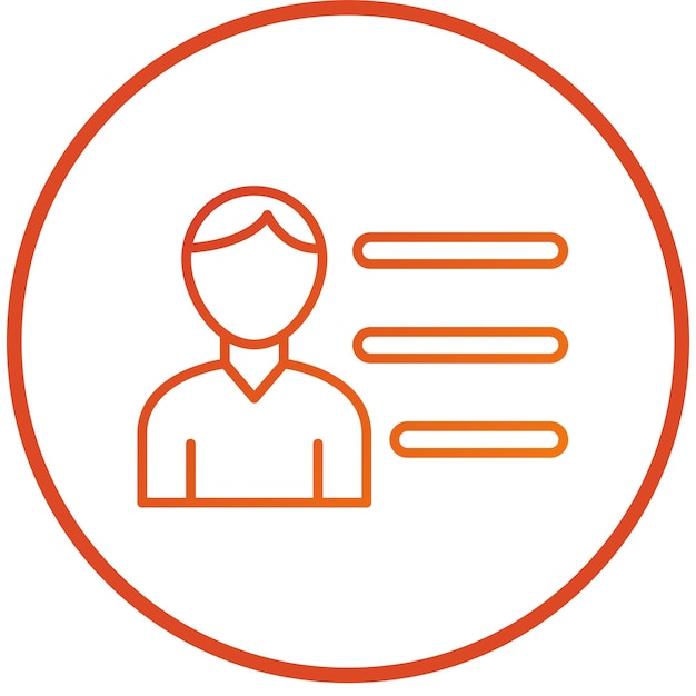 Vector Design User Profile Icon Style