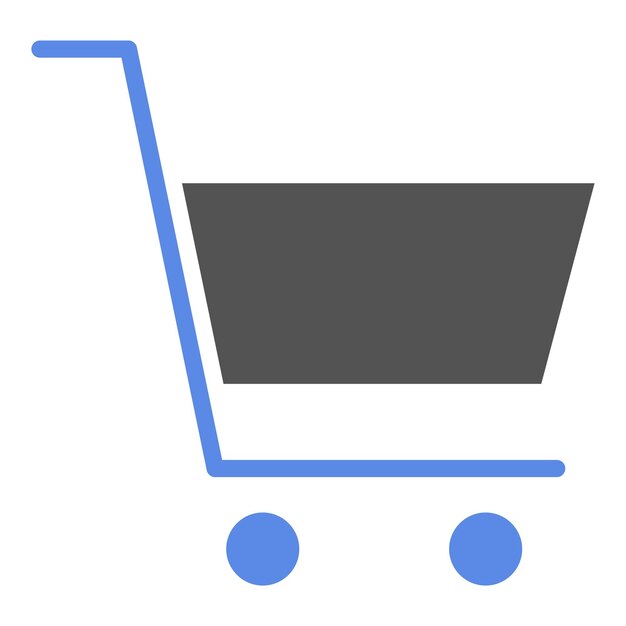 vector design utility cart icon style