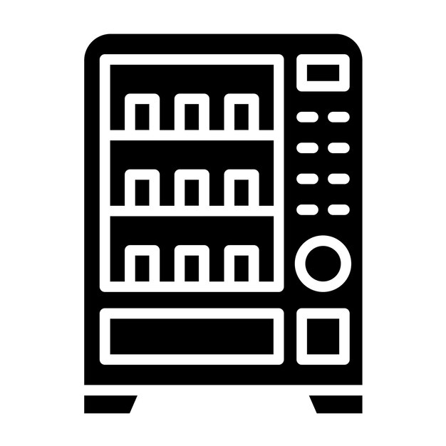 vector design vending machine icon style