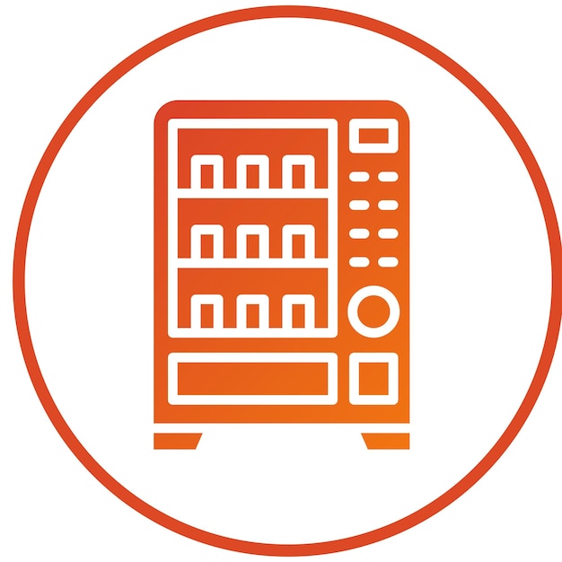 vector design vending machine icon style