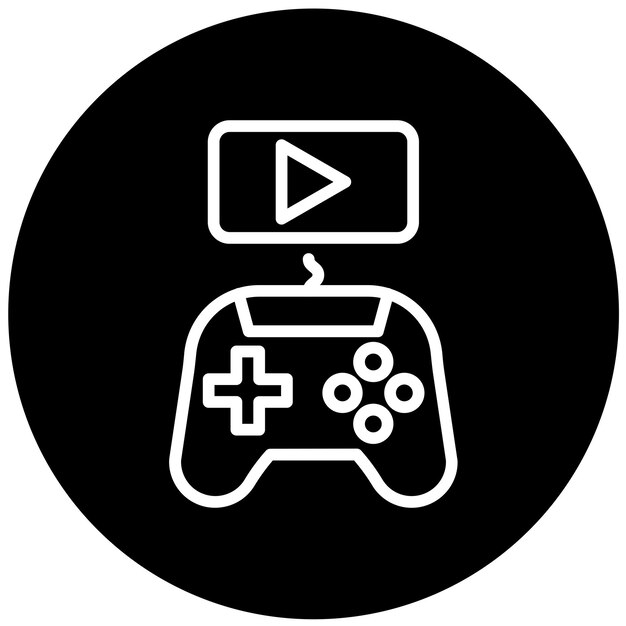 Vector Design Video Games Icon Style