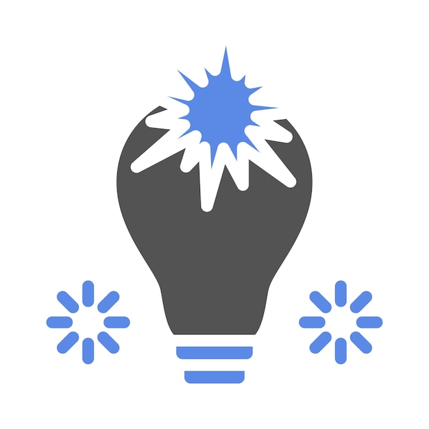 Vector Design Visionary Starburst Icon Style