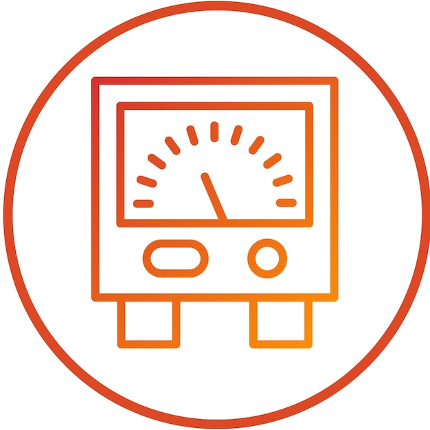 Vector Design Voltage Selector Icon Style