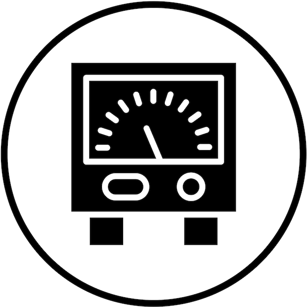 Vector Design Voltage Selector Icon Style