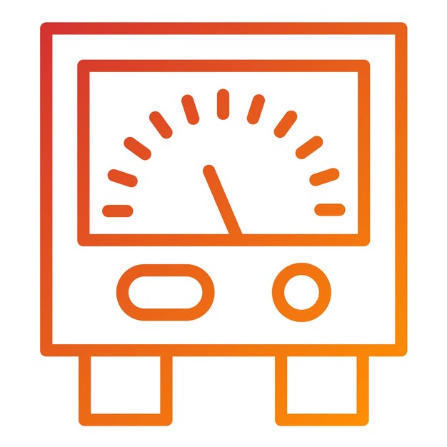 Vector Design Voltage Selector Icon Style