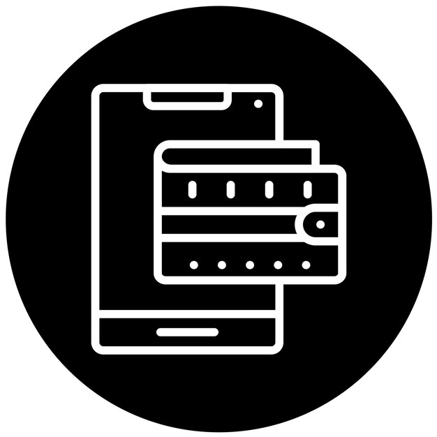vector design wallet app icon style
