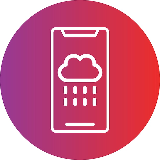 Vector Design Weather App Icon Style