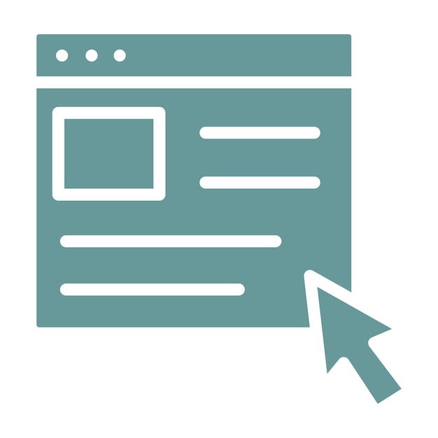 Vector Design Web Browser Icon Style