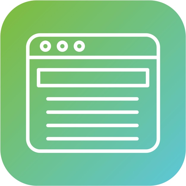 vector design web browser icon style