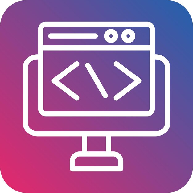 Vector Design Web Development Icon Style