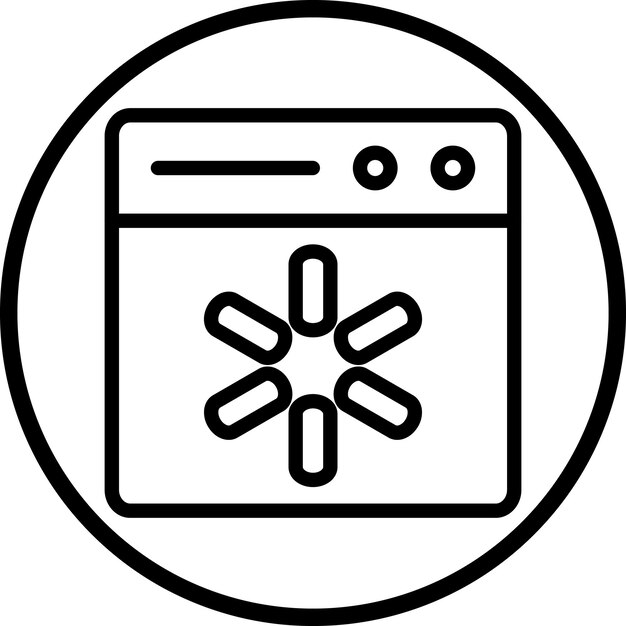 Vector Design Web Loading Icon Style