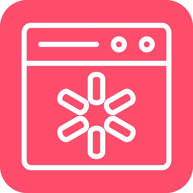 Vector Design Web Loading Icon Style