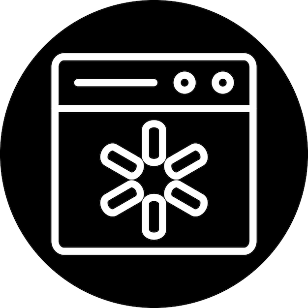 Vector Design Web Loading Icon Style