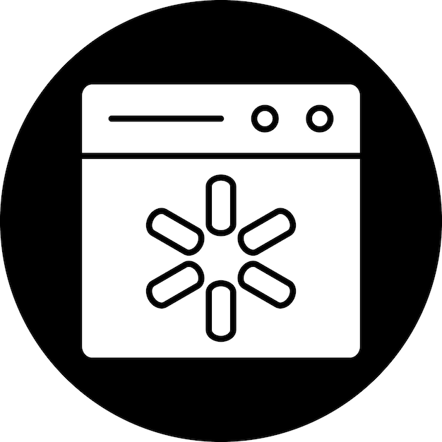 Vector Design Web Loading Icon Style