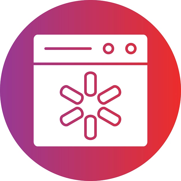 Vector Design Web Loading Icon Style