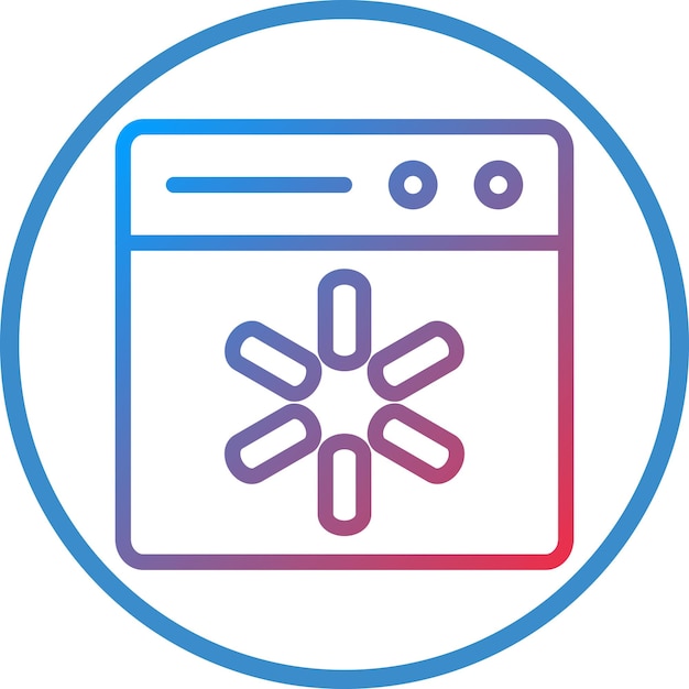 Vector Design Web Loading Icon Style