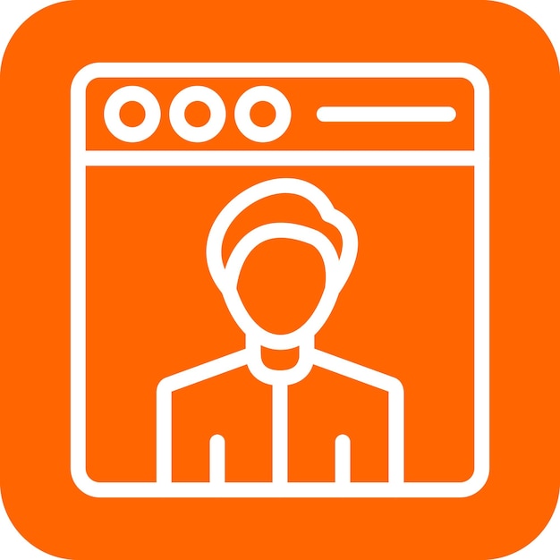 Vector Design Web User Icon Style