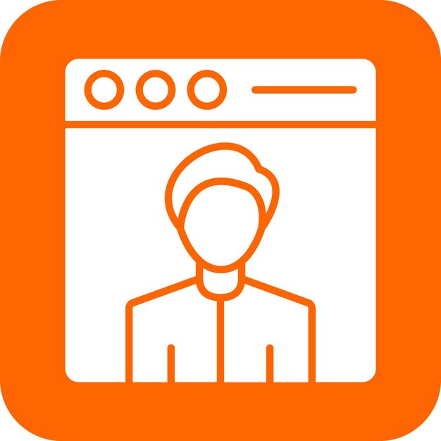 Vector Design Web User Icon Style