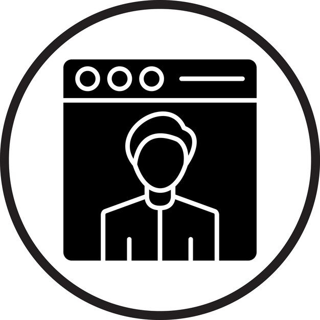 Vector Design Web User Icon Style