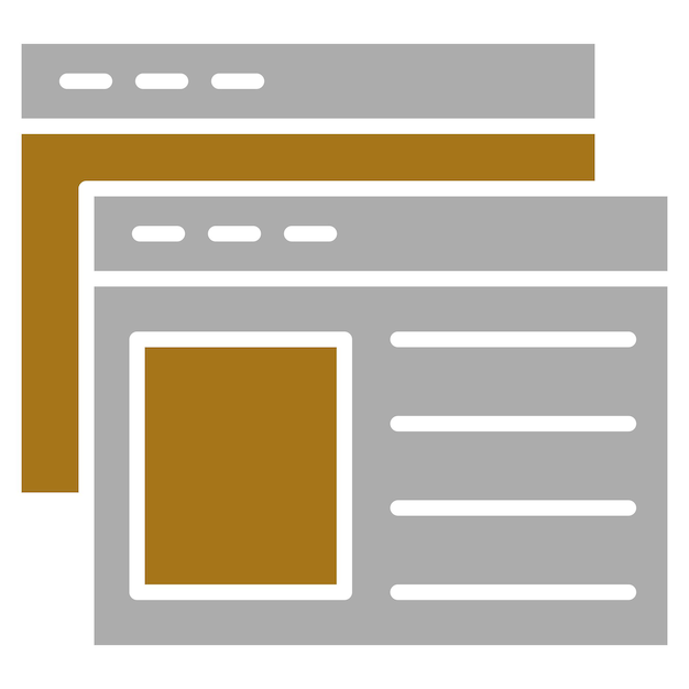 Vector Design Webpages Icon Style
