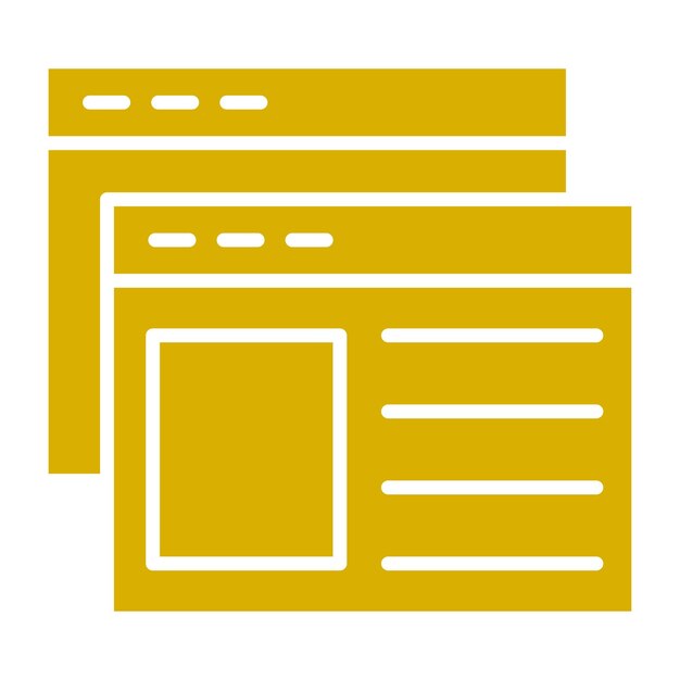 Vector Design Webpages Icon Style
