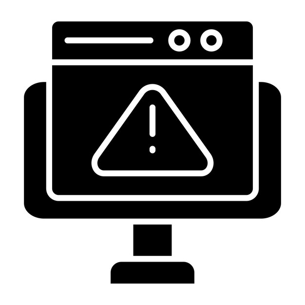 vector design website error icon style