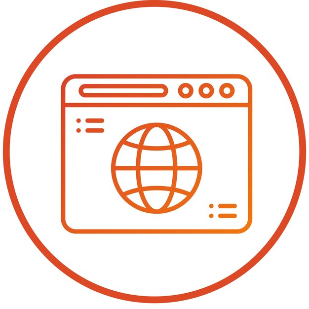 Vector Design Website Icon Style