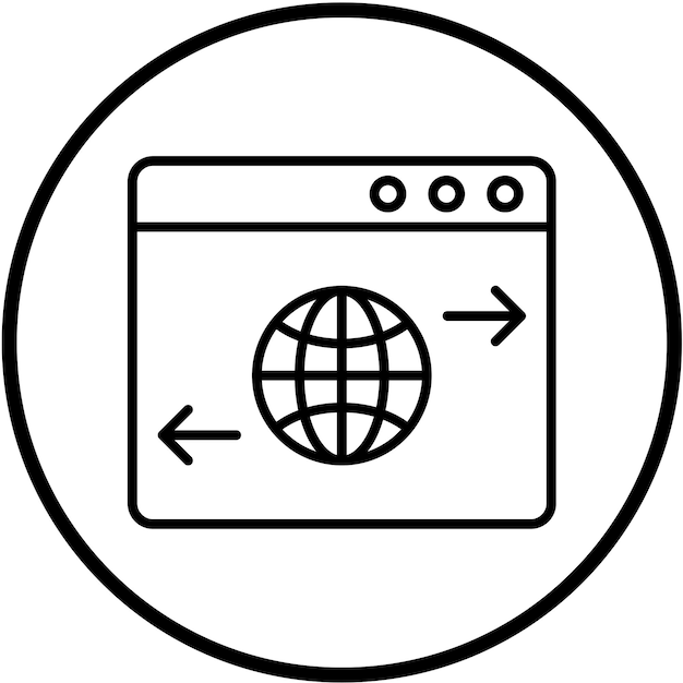 Vector Design Website Traffic Icon Style