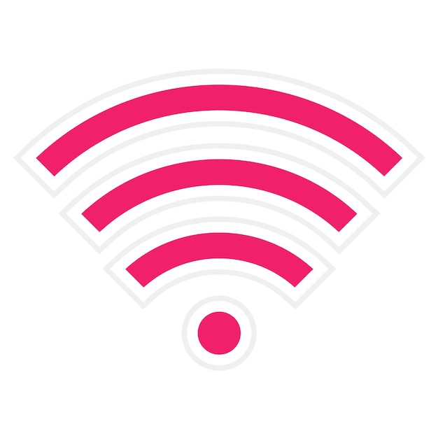 Vector Design WiFi Connection Icon Style