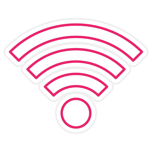 Vector Design WIFI Icon Style