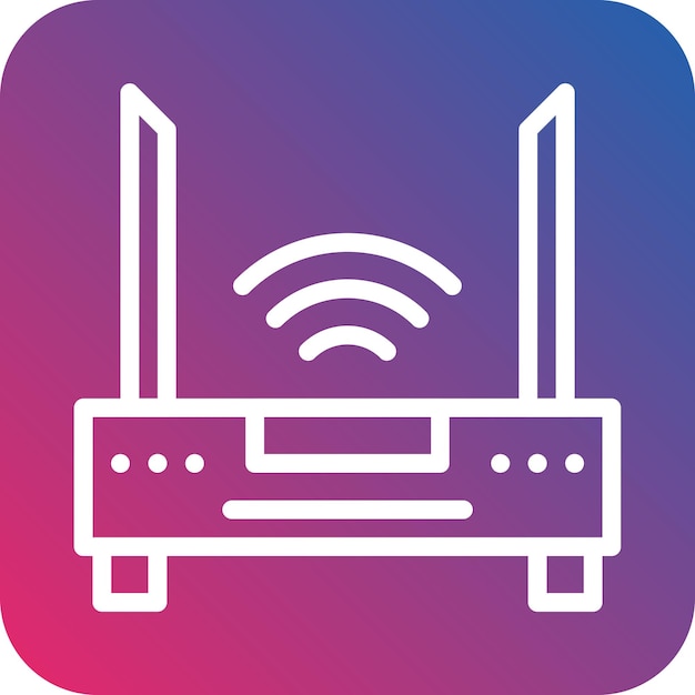 vector design wifi router icon style