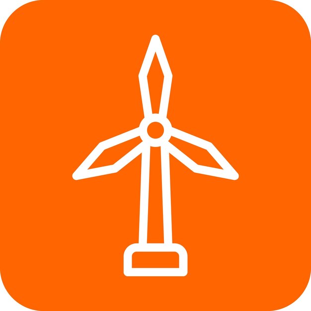 Vector Design Windmill Icon Style