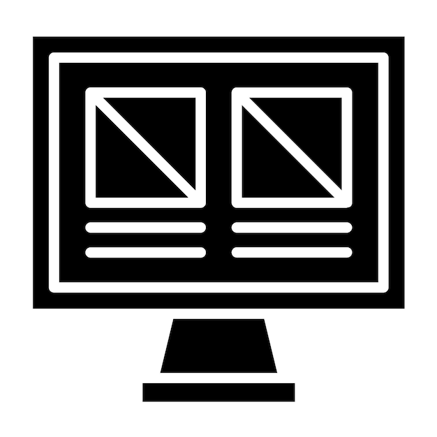 vector design wireframe icon style