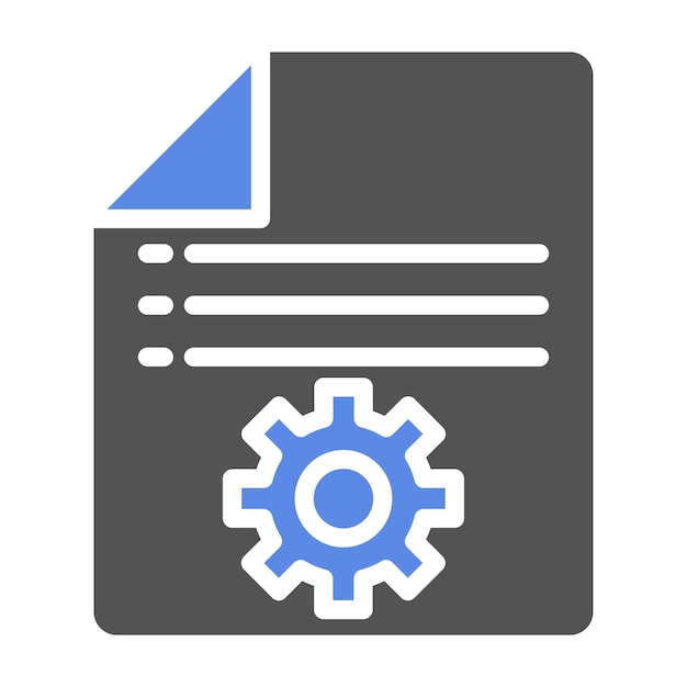 vector design work instruction icon style