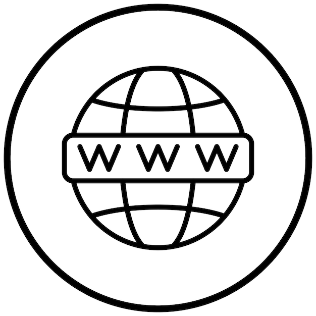 Vector Design Worldwide Icon Style
