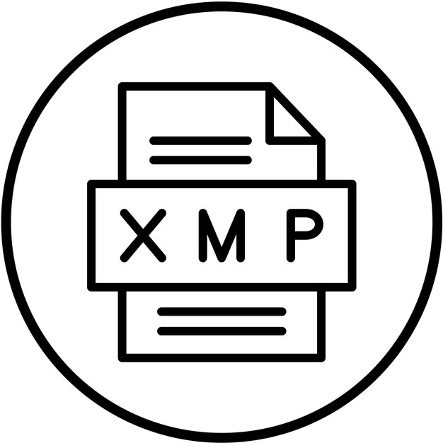 Vector Design XMP Icon Style