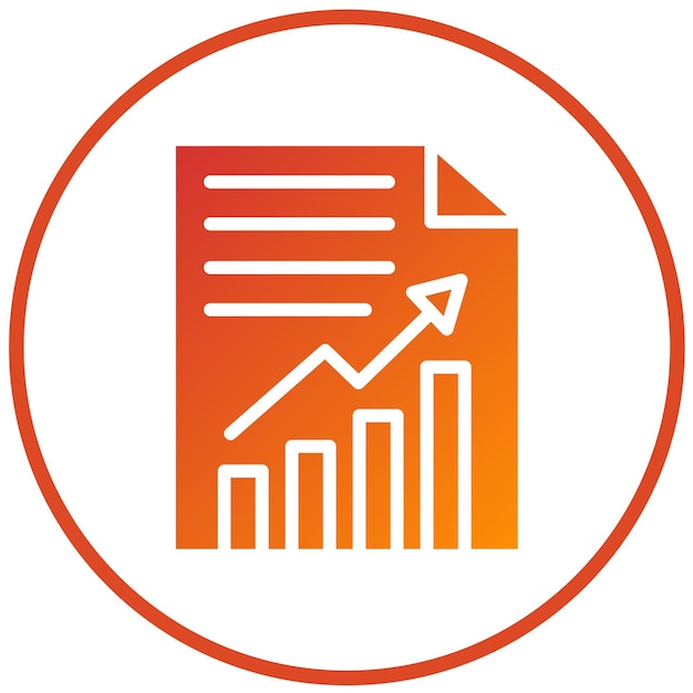 Vector Design Yearly Report Icon Style