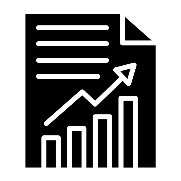 Vector Design Yearly Report Icon Style