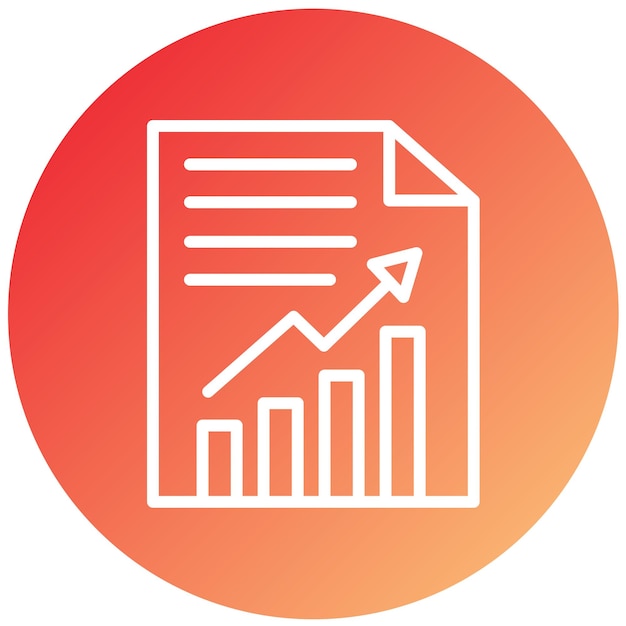 Vector Design Yearly Report Icon Style