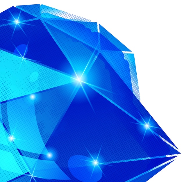 Vector futuristic background with effect sparkling textured deformed figure.